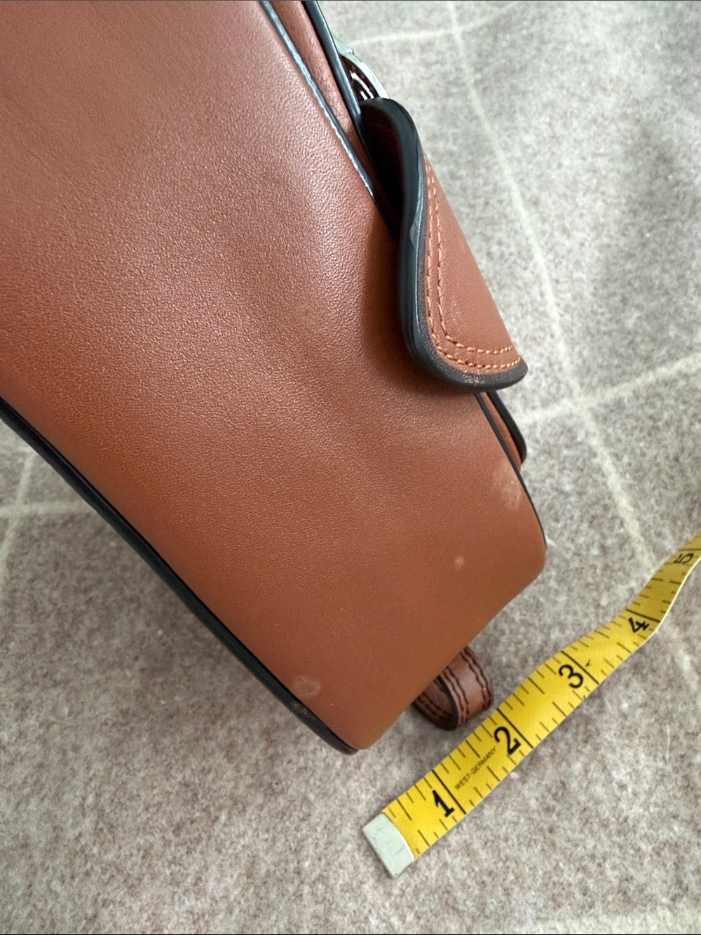 Miu Miu Brown Mini Crossbody with Jeweled Floral Buckle - Picture 11 of 11